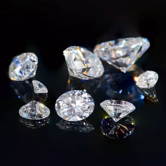 Venta al por mayor de todos los tamaños Vvs gran oferta piedra Acsscher corte blanco puro Moissanite piedras sueltas para la fabricación de joyas