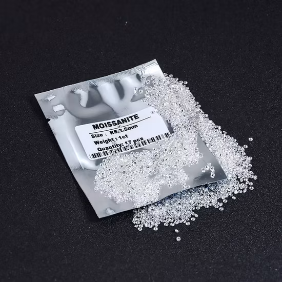 Wholesale White Loose Moissanite Stone D Color Round Vvs1 with Gra