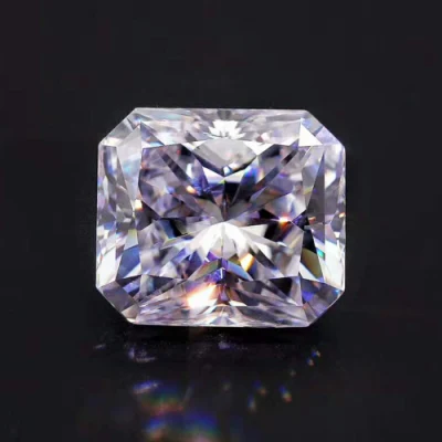 Piedras preciosas sueltas Venta al por mayor Corte radiante Moissanite Diamond Def Color Piedra de moissanite Precio por pieza